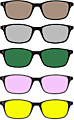 Tinted Sunglasses Lenses